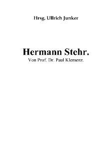 Hermann Stehr [Dokument elektroniczny]