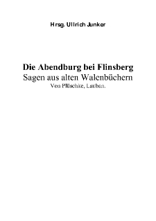 Die Abendburg bei Flinsberg [Dokument elektroniczny]