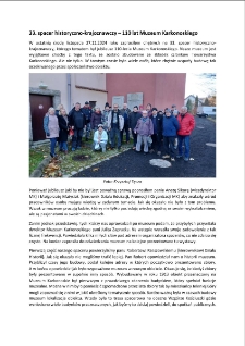 33. spacer historyczno-krajoznawczy &ndash; 110 lat Muzeum Karkonoskiego [Dokument elektroniczny]