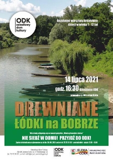 Drewniane łódki na Bobrze - plakat [Dokument życia społecznego]