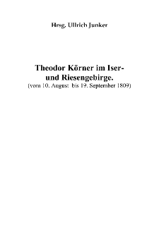 Theodor Körner im Iser-und Riesengebirge [Dokument elektroniczny]