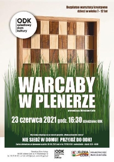 Warcaby w plenerze - plakat [Dokument życia społecznego]