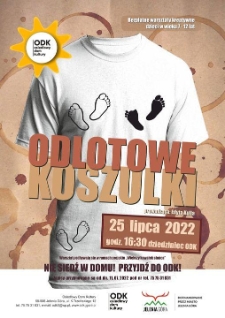 Odlotowe koszulki - plakat [Dokument życia społecznego]