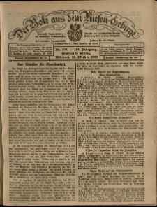 Der Bote aus dem Riesen-Gebirge : Zeitung für alle Stände, R. 108, 1920, nr 238