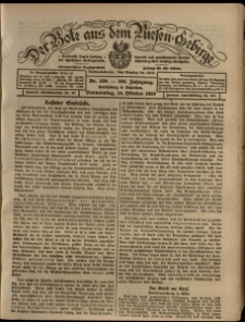 Der Bote aus dem Riesen-Gebirge : Zeitung für alle Stände, R. 108, 1920, nr 239