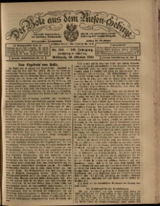 Der Bote aus dem Riesen-Gebirge : Zeitung für alle Stände, R. 108, 1920, nr 244