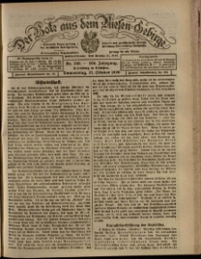 Der Bote aus dem Riesen-Gebirge : Zeitung für alle Stände, R. 108, 1920, nr 245