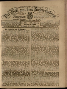 Der Bote aus dem Riesen-Gebirge : Zeitung für alle Stände, R. 108, 1920, nr 250