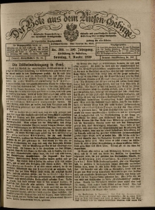 Der Bote aus dem Riesen-Gebirge : Zeitung für alle Stände, R. 108, 1920, nr 260