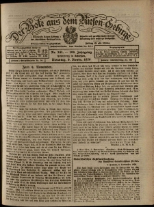 Der Bote aus dem Riesen-Gebirge : Zeitung für alle Stände, R. 108, 1920, nr 261