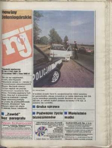 Nowiny Jeleniog&oacute;rskie : tygodnik społeczny, [R. 36], 1993, nr 39 (1742!)