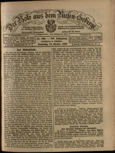 Der Bote aus dem Riesen-Gebirge : Zeitung für alle Stände, R. 108, 1920, nr 266