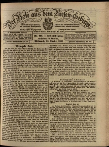 Der Bote aus dem Riesen-Gebirge : Zeitung für alle Stände, R. 108, 1920, nr 268