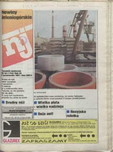 Nowiny Jeleniog&oacute;rskie : tygodnik społeczny, [R. 36], 1993, nr 40 (1743!)
