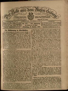 Der Bote aus dem Riesen-Gebirge : Zeitung für alle Stände, R. 108, 1920, nr 272