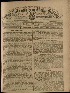 Der Bote aus dem Riesen-Gebirge : Zeitung für alle Stände, R. 108, 1920, nr 274