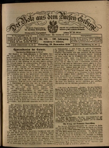 Der Bote aus dem Riesen-Gebirge : Zeitung für alle Stände, R. 108, 1920, nr 278