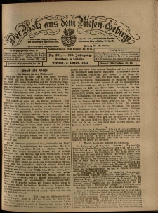 Der Bote aus dem Riesen-Gebirge : Zeitung für alle Stände, R. 108, 1920, nr 281