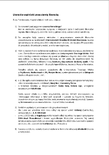 Literackie wędr&oacute;wki przez ziemię liberecką - tekst prezentacji [Dokument elektroniczny]