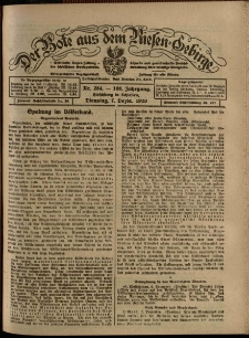 Der Bote aus dem Riesen-Gebirge : Zeitung für alle Stände, R. 108, 1920, nr 284