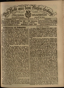 Der Bote aus dem Riesen-Gebirge : Zeitung für alle Stände, R. 108, 1920, nr 285