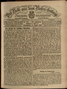 Der Bote aus dem Riesen-Gebirge : Zeitung für alle Stände, R. 108, 1920, nr 288