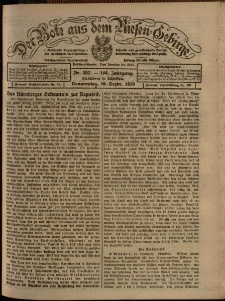 Der Bote aus dem Riesen-Gebirge : Zeitung für alle Stände, R. 108, 1920, nr 292