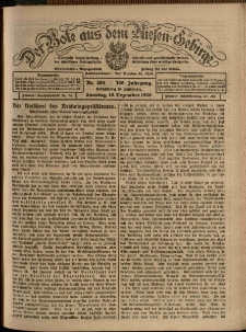 Der Bote aus dem Riesen-Gebirge : Zeitung für alle Stände, R. 108, 1920, nr 295