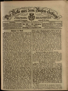 Der Bote aus dem Riesen-Gebirge : Zeitung für alle Stände, R. 108, 1920, nr 296