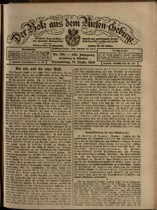 Der Bote aus dem Riesen-Gebirge : Zeitung für alle Stände, R. 108, 1920, nr 298