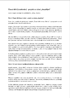 Čtoucí děti (Lesekinder) - projekt se stává „dospělým” - text prezentace [Dokument elektroniczny]