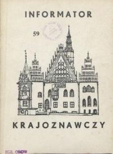 Informator Krajoznawczy, 1991, nr 59