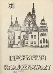 Informator Krajoznawczy, 1991, nr 61