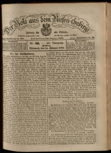 Der Bote aus dem Riesen-Gebirge : Zeitung für alle Stände, R. 107, 1919, nr 48