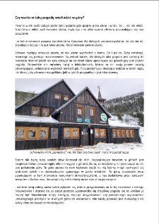 Czy warto w taką pogodę wychodzić w g&oacute;ry? [Dokument elektroniczny]