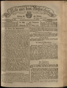 Der Bote aus dem Riesen-Gebirge : Zeitung für alle Stände, R. 107, 1919, nr 66