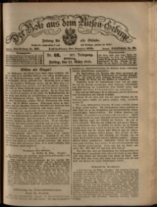 Der Bote aus dem Riesen-Gebirge : Zeitung für alle Stände, R. 107, 1919, nr 68