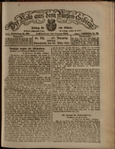 Der Bote aus dem Riesen-Gebirge : Zeitung für alle Stände, R. 107, 1919, nr 75