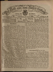 Der Bote aus dem Riesen-Gebirge : Zeitung für alle Stände, R. 107, 1919, nr 78