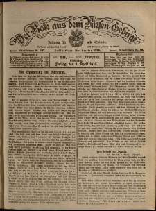 Der Bote aus dem Riesen-Gebirge : Zeitung für alle Stände, R. 107, 1919, nr 80