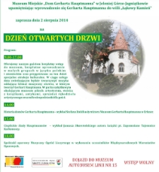 Dzień Otwartych Drzwi - zaproszenie [Dokument życia społecznego]