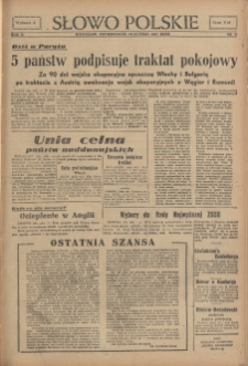 Słowo Polskie, 1947, nr 39 [10.02]