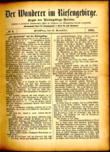 Der Wanderer im Riesengebirge, 1881, nr 4