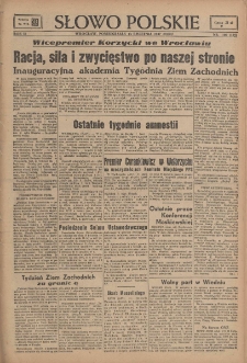 Słowo Polskie, 1947, nr 100 (159) [14.04]