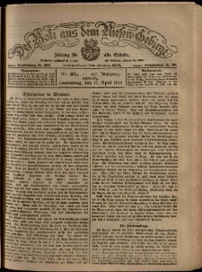 Der Bote aus dem Riesen-Gebirge : Zeitung für alle Stände, R. 107, 1919, nr 91