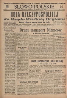 Słowo Polskie, 1947, nr 114 (172) [27.04]