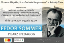 Fedor Sommer : pisarz i pedagog - zaproszenie [Dokument życia społecznego]