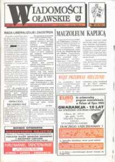 Wiadomości Oławskie, 1993, nr 20 (59)