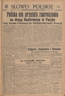 Słowo Polskie, 1947, nr 187 (243) [10.07]