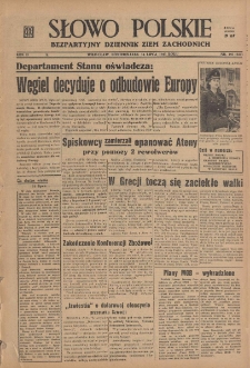 Słowo Polskie, 1947, nr 191 (247) [14.07]